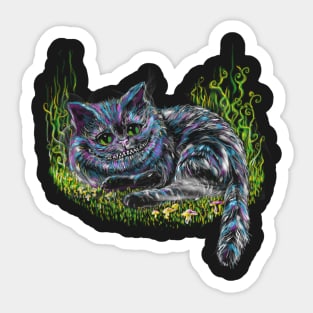 mad cat Sticker